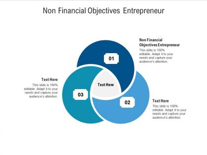 Non financial objectives entrepreneur ppt powerpoint presentation file show cpb