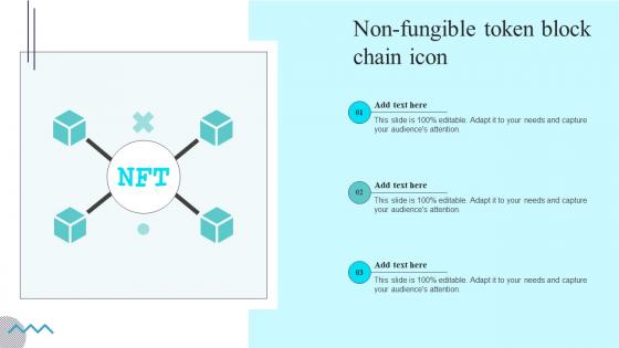 Non Fungible Token Block Chain Icon