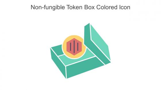 Non Fungible Token Box Colored Icon In Powerpoint Pptx Png And Editable Eps Format