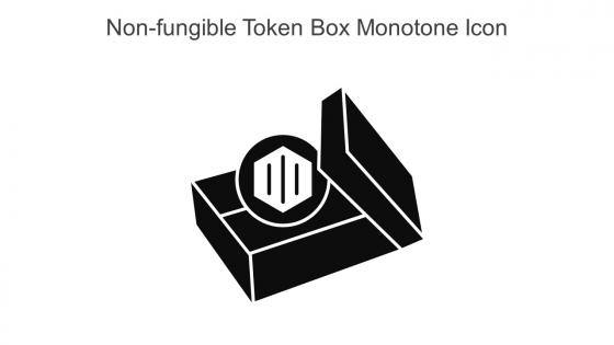 Non Fungible Token Box Monotone Icon In Powerpoint Pptx Png And Editable Eps Format