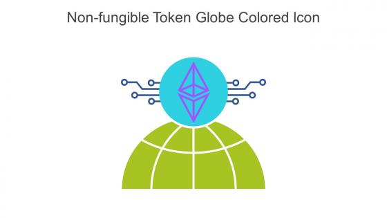 Non Fungible Token Globe Colored Icon In Powerpoint Pptx Png And Editable Eps Format