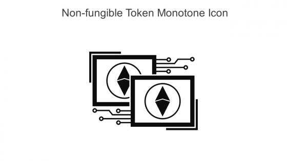 Non Fungible Token Monotone Icon In Powerpoint Pptx Png And Editable Eps Format