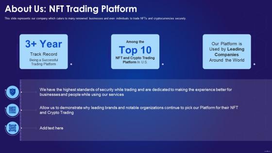Non Fungible Tokens It About Us Nft Trading Platform