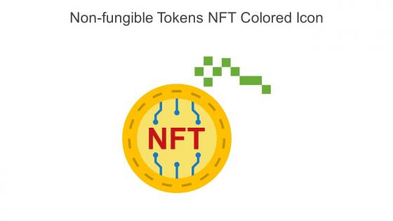 Non Fungible Tokens NFT Colored Icon In Powerpoint Pptx Png And Editable Eps Format
