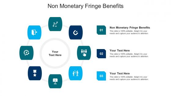 Non monetary fringe benefits ppt powerpoint presentation layouts icon cpb