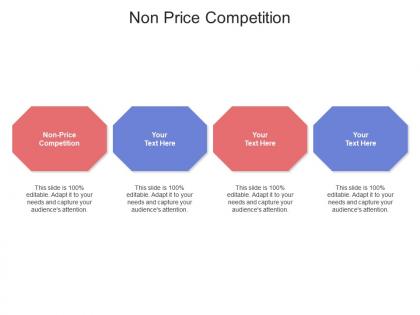 Non price competition ppt powerpoint presentation visual aids diagrams cpb