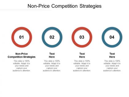 Non price competition strategies ppt powerpoint presentation infographics tips cpb