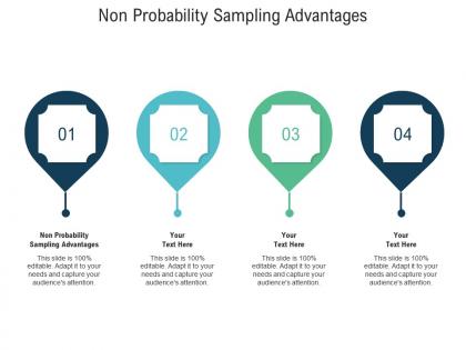 Non probability sampling advantages ppt powerpoint presentation icon mockup cpb