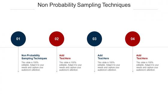 Non Probability Sampling Techniques Ppt Powerpoint Presentation Visual Aids Gallery Cpb