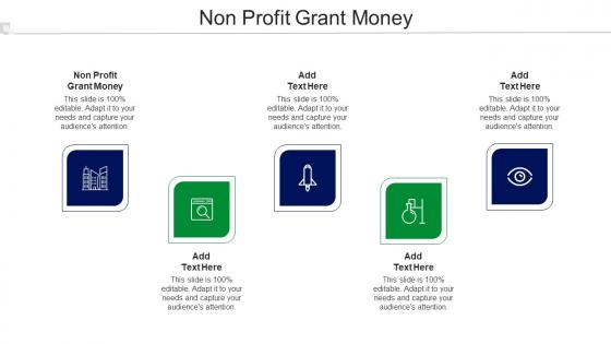 Non Profit Grant Money Ppt Powerpoint Presentation Show Vector Cpb