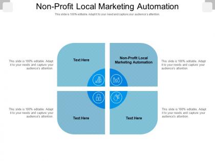 Non profit local marketing automation ppt powerpoint presentation gallery examples cpb