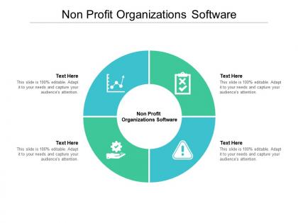 Non profit organizations software ppt powerpoint presentation professional templates cpb