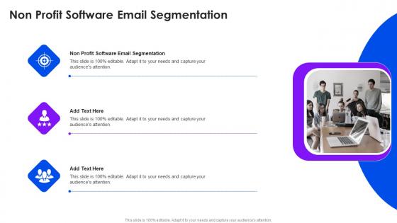 Non Profit Software Email Segmentation In Powerpoint And Google Slides Cpb