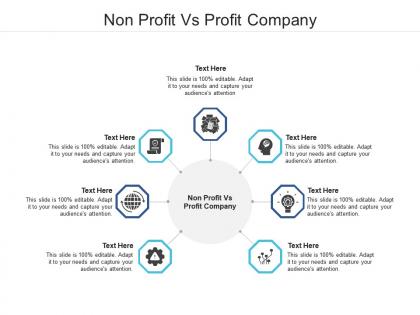 Non profit vs profit company ppt powerpoint presentation slides skills cpb
