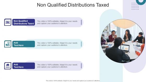 Non Qualified Distributions Taxed In Powerpoint And Google Slides Cpb