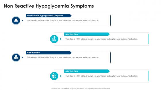 Non Reactive Hypoglycemia Symptoms In Powerpoint And Google Slides Cpb