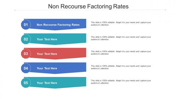 Non recourse factoring rates ppt powerpoint presentation file styles cpb