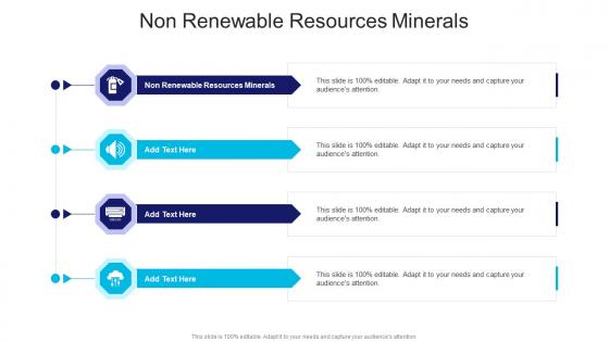 Non Renewable Resources Minerals In Powerpoint And Google Slides Cpb