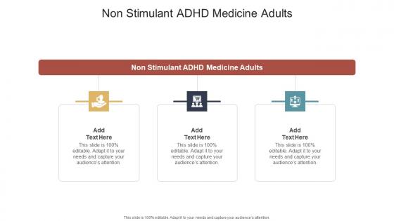 Non Stimulant ADHD Medicine Adults In Powerpoint And Google Slides Cpb
