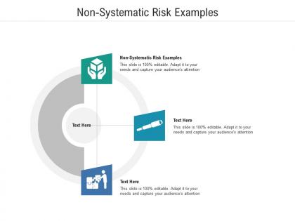 Non systematic risk examples ppt powerpoint presentation ideas graphics example cpb
