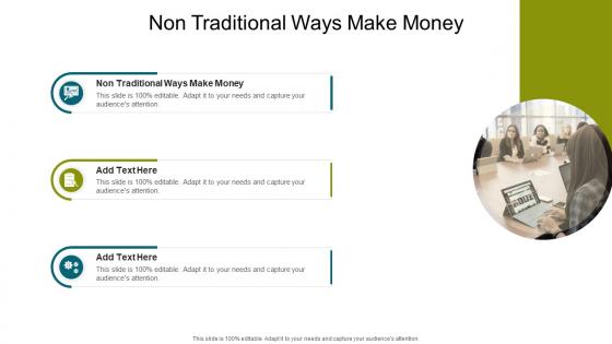 Non Traditional Ways Make Money In Powerpoint And Google Slides Cpb