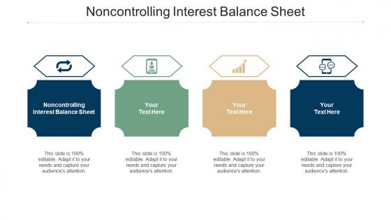 Noncontrolling interest balance sheet ppt powerpoint presentation pictures graphics template cpb