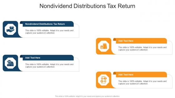Nondividend Distributions Tax Return In Powerpoint And Google Slides Cpb