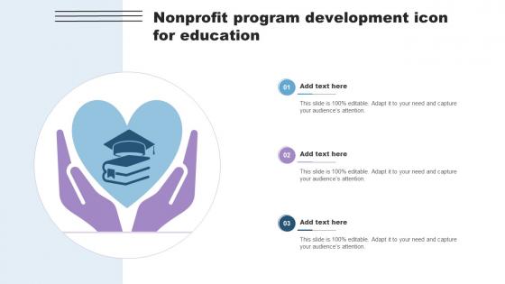 Nonprofit Program Development Icon For Education
