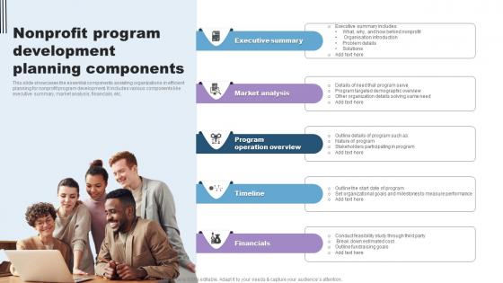 Nonprofit Program Development Planning Components