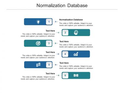 Normalization database ppt powerpoint presentation slides display cpb
