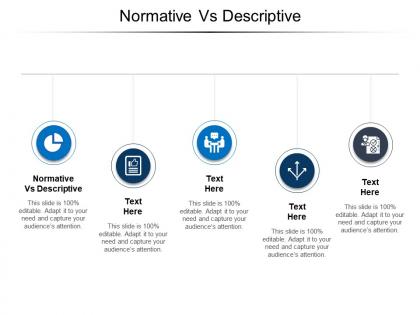 Normative vs descriptive ppt powerpoint presentation model deck cpb