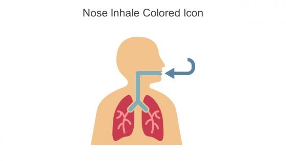 Nose Inhale Colored Icon In Powerpoint Pptx Png And Editable Eps Format