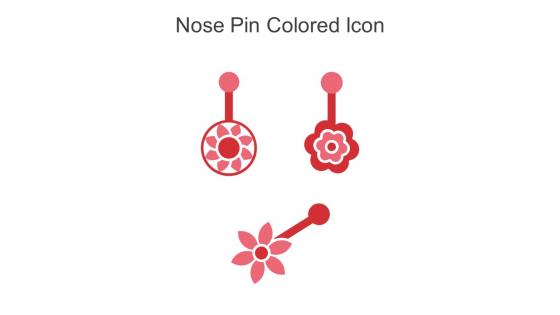 Nose Pin Colored Icon In Powerpoint Pptx Png And Editable Eps Format