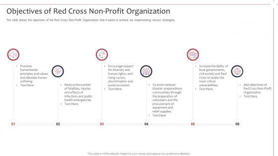 Not for profit organization strategies to achieve goals objectives of red cross non profit organization