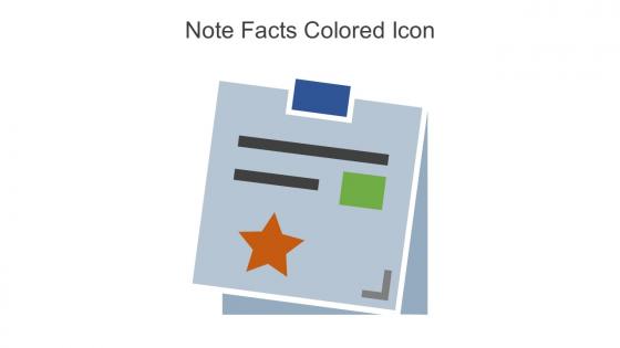 Note Facts Colored Icon In Powerpoint Pptx Png And Editable Eps Format