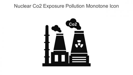 Nuclear Co2 Exposure Pollution Monotone Icon In Powerpoint Pptx Png And Editable Eps Format