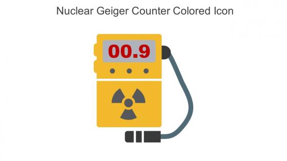 Nuclear Geiger Counter Colored Icon In Powerpoint Pptx Png And Editable Eps Format