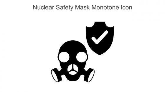 Nuclear Safety Mask Monotone Icon In Powerpoint Pptx Png And Editable Eps Format