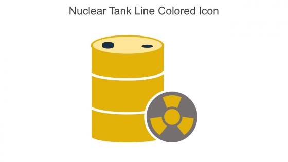 Nuclear Tank Line Colored Icon In Powerpoint Pptx Png And Editable Eps Format
