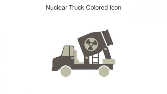 Nuclear Truck Colored Icon In Powerpoint Pptx Png And Editable Eps Format