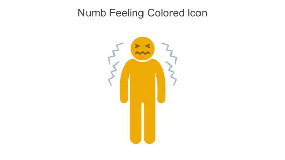 Numb Feeling Colored Icon In Powerpoint Pptx Png And Editable Eps Format