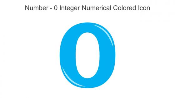 Number 0 Integer Numerical Colored Icon In Powerpoint Pptx Png And Editable Eps Format