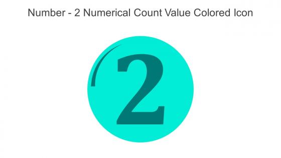 Number 2 Numerical Count Value Colored Icon In Powerpoint Pptx Png And Editable Eps Format