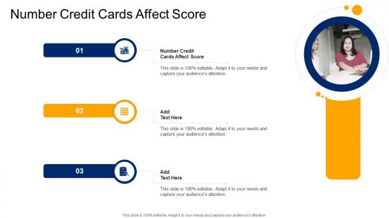 Number Credit Cards Affect Score In Powerpoint And Google Slides Cpb