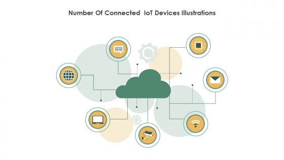 Number Of Connected Iot Devices Illustrations