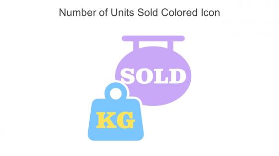 Number Of Units Sold Colored Icon In Powerpoint Pptx Png And Editable Eps Format