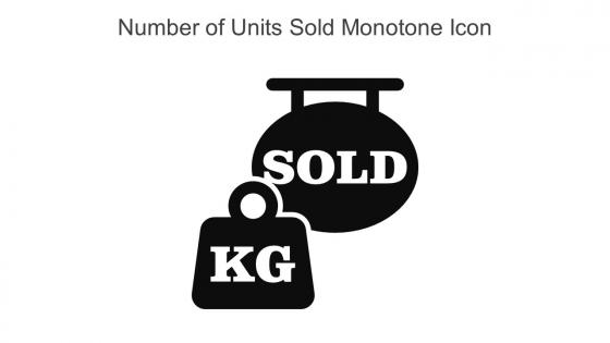 Number Of Units Sold Monotone Icon In Powerpoint Pptx Png And Editable Eps Format