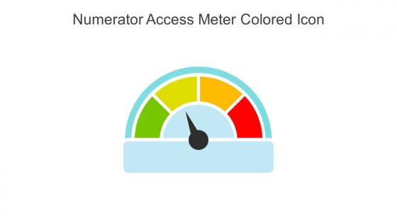 Numerator Access Meter Colored Icon In Powerpoint Pptx Png And Editable Eps Format