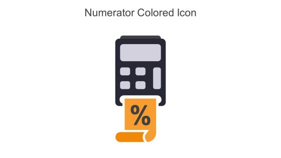 Numerator Colored Icon In Powerpoint Pptx Png And Editable Eps Format