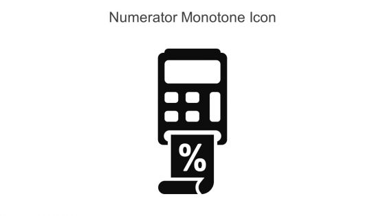 Numerator Monotone Icon In Powerpoint Pptx Png And Editable Eps Format